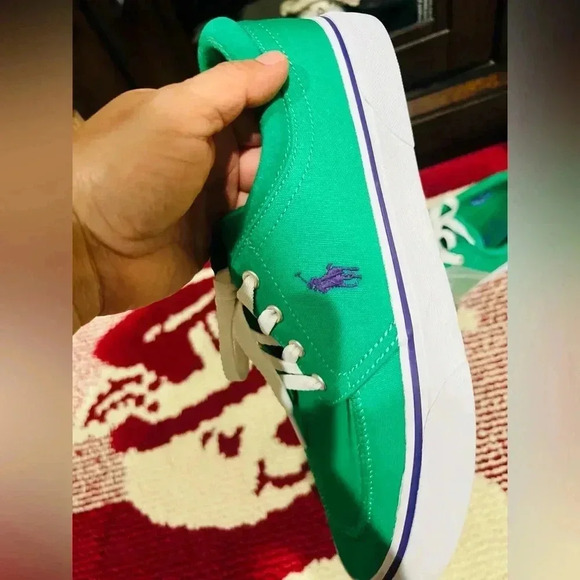 Ralph Lauren, Men's Faxon X Suede-Trim Canvas size 8.5 NEW with tags - Picture 14 of 14